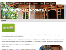 Tablet Screenshot of foundation18.org